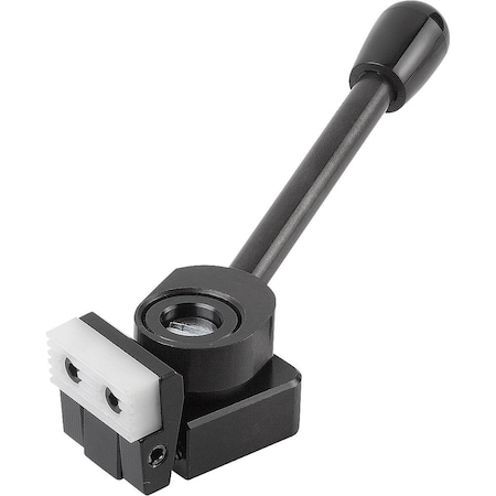 Kipp Side Clamp Right A=38, 5 25X25, Form:D Steel K0035.006020